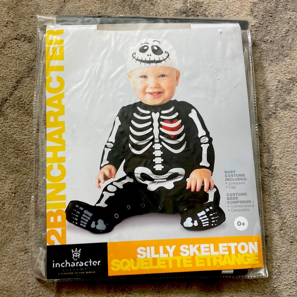 Baby Costume silly skeleton  costume